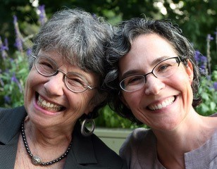 Mary Ann with Deborah Freedman, niece